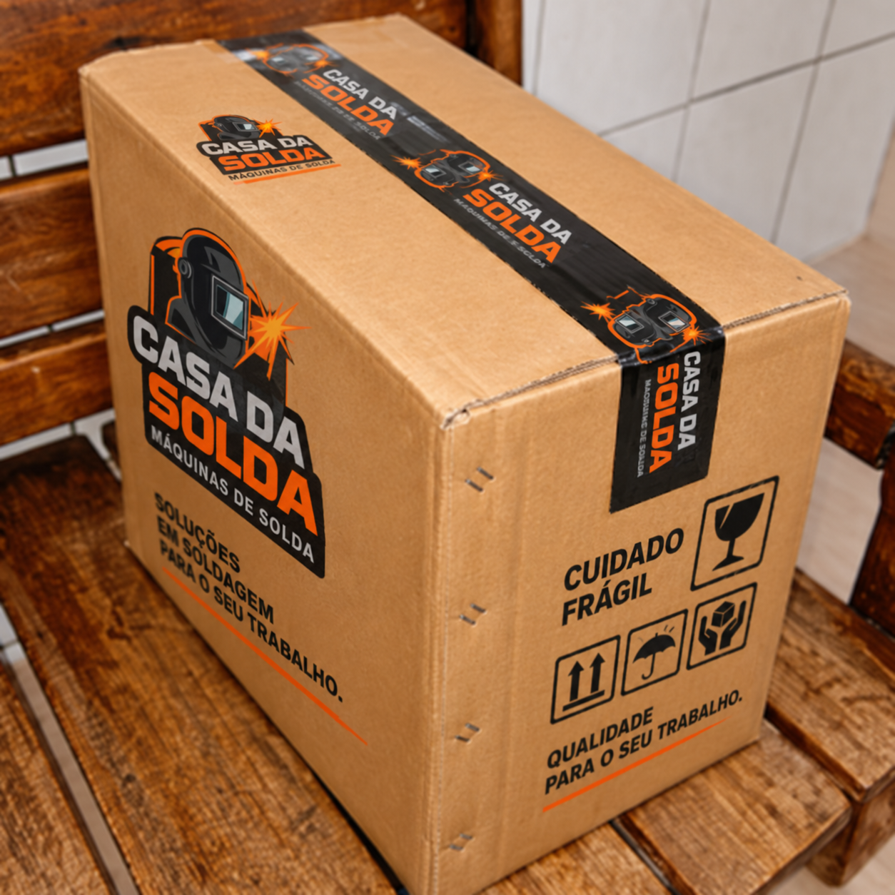 Produto recebido por cliente da Casa da Solda